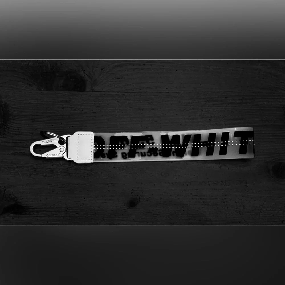 Off-White Clear With Black Key Lanyard_3